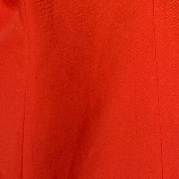 E.R. Gerard New York Orange/Tangerine Suit with Pleated Skirt Sz 6 - Picture 6 of 15